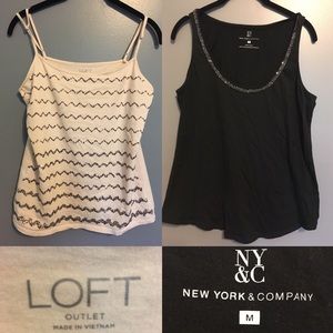Embellished Tank Top bundle lot Size Large